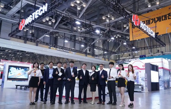 實(shí)力出征 | 華工激光驚艷亮相韓國(guó)釜山工業(yè)展，現(xiàn)場(chǎng)人氣up up！